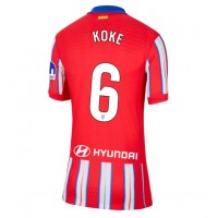 Atletico Madrid Koke #6 Fotballklær Hjemmedrakt Dame 2024-25 Kortermet